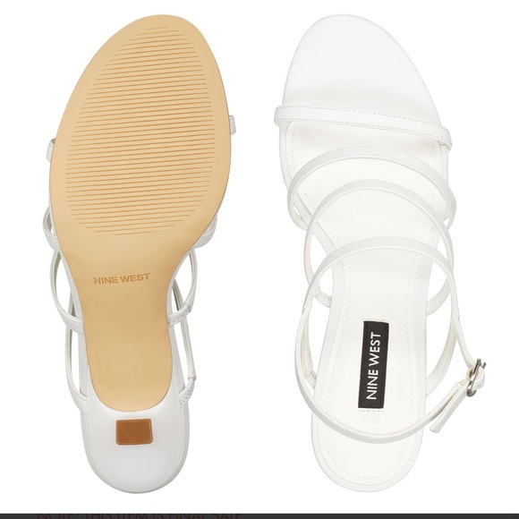 Smooth Heeled Strappy Sandals - Picture 4 of 6